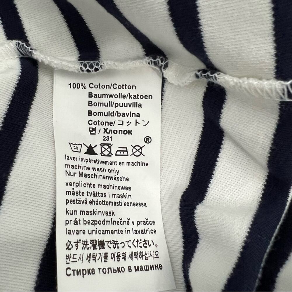 Armor Lux Made In France White & Bluen Nautical Breton Stripe Dress S - Picture 8 of 8
